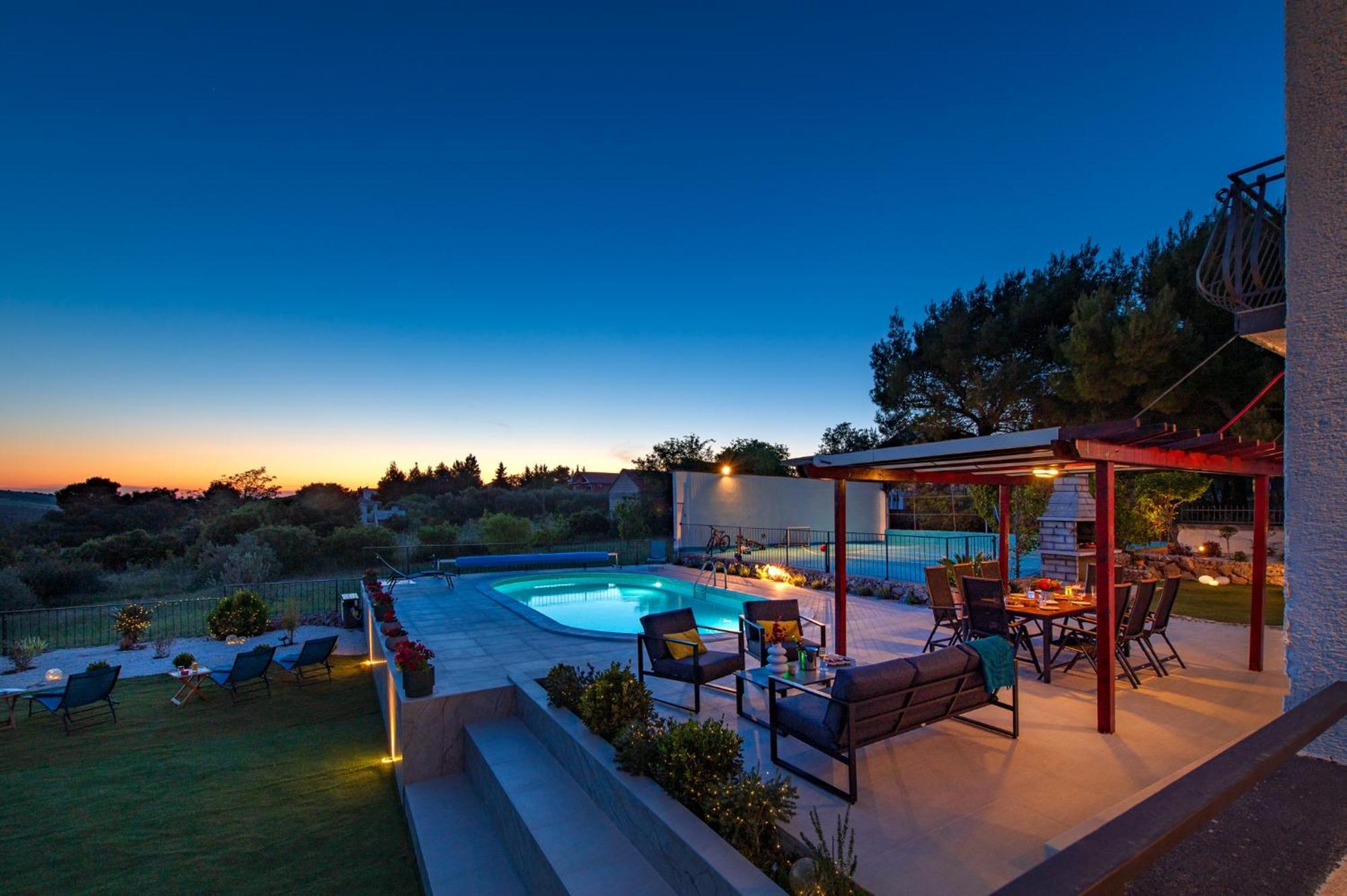 Villa Plenca - Heated Pool ! Šibenik Kültér fotó
