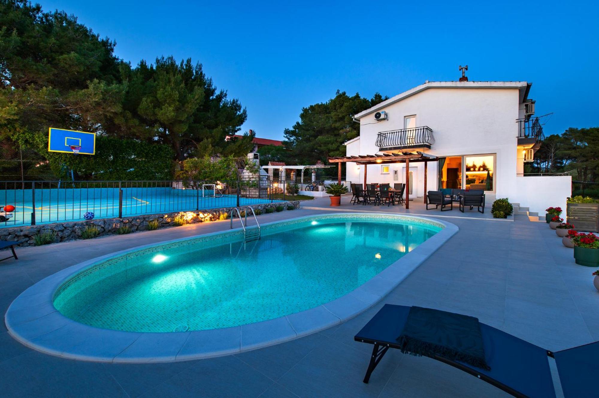 Villa Plenca - Heated Pool ! Šibenik Kültér fotó
